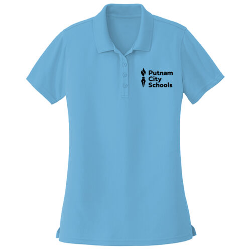 Embroidered Black Logo Port Authority® Women's Dry Zone® UV Micro-Mesh Polo Thumbnail