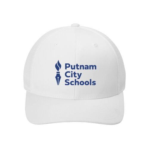 Embroidered Navy Logo Port Authority® Flexfit 110® Mesh Cap Thumbnail